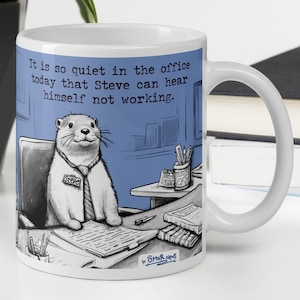 Quiet, Steve Is Working Mug