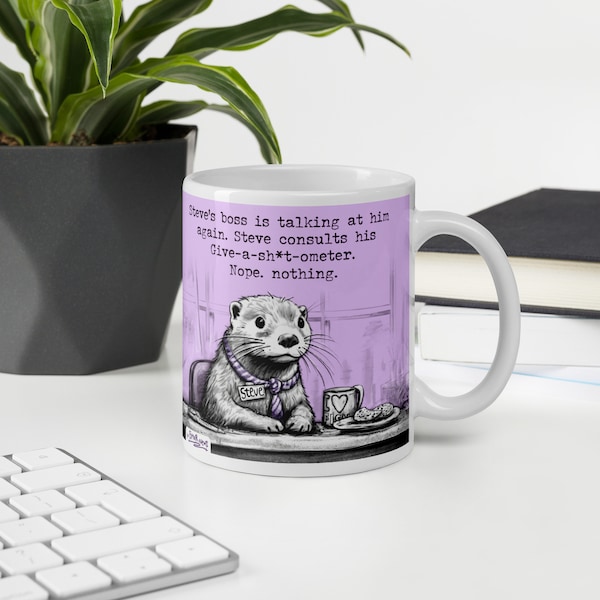 Steve's Give-a-sh*t-ometer Mug