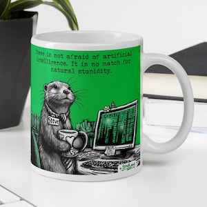 Steve vs. artificial Intelligence mug