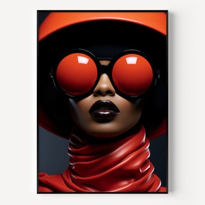 Comic Style Pop Art Girls, Pop Art Wall Art, Woman Print, Trendy Pop Style, multicolored Print, Woman Wall Art, Artful Feminine Poster