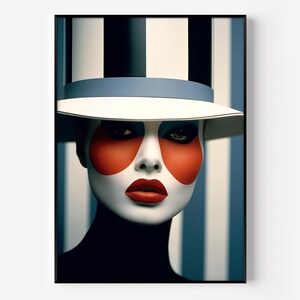 Pop Art Wall Art, Woman Print, Trendy Comic Pop Art Style, multicolored Print Decor, Woman Wall Art, POP ART Print, artful Feminine Poster