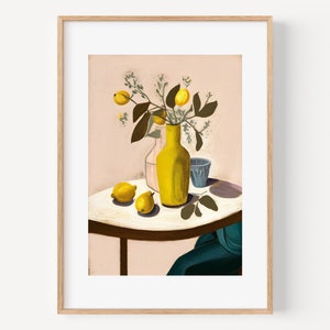 Impresiones vintage de cítricos, impresiones artísticas de frutas francesas, arte mural de frutas, impresiones de cocina, impresiones de pared para decoración del hogar, arte abstracto, pósteres de cocina