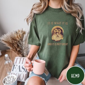 Shigaraki Tanuki (Racoon) T Shirt Japanese It Is What It Is and It Is Not Great Racoon Dog Japan Lucky Tanuki Comfort Colors Happy Funny image 6