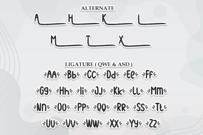 a set of arabic letters and numbers