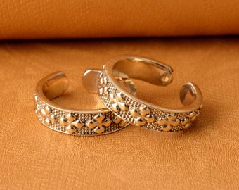 Anelli Da Punta In Oro 14k Riempito Per Donna - Design Aperto Regolabile | Per Spiaggia E Estate - Foto 8