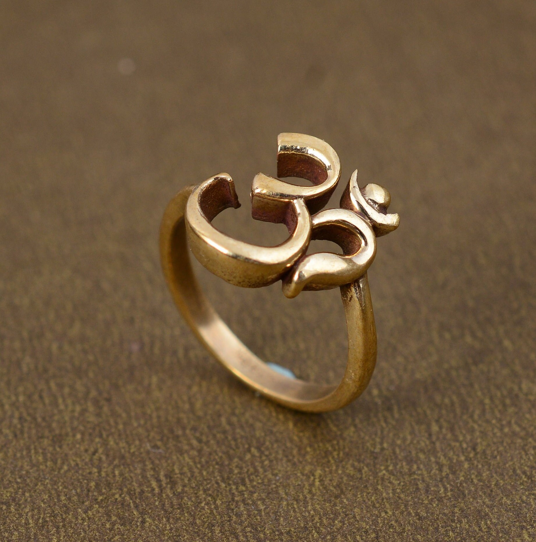 Om Kids Gold Ring