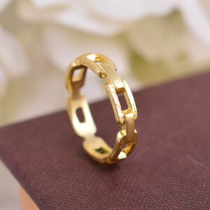 Buy Gold Chain Ring Online In India Etsy India