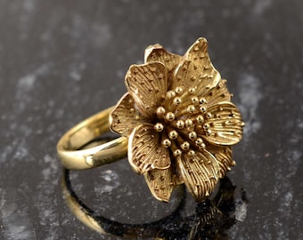 Large cheap floral ring
