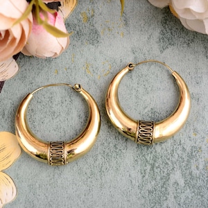 Buy Gold Bali Hoops Online In India Etsy India