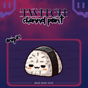 Onigiri Twitch Channel Point - Digital Download