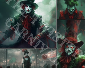 Twisted Carnival Clipart - 13 Images High Quality PNG - Digital Download - Commercial Use
