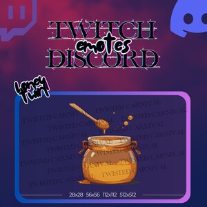 Honey Twirl Twitch/Discord Emote - Animated Emote -  Digital Download -