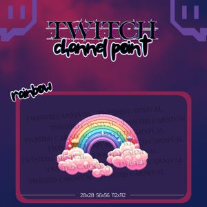 Rainbow Twitch Channel Point -  - Digital Download -