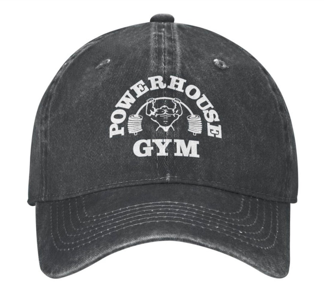 Powerhouse Gym Cap Bodybuilder Hat, Baseball Cap, Gym Hat, Body