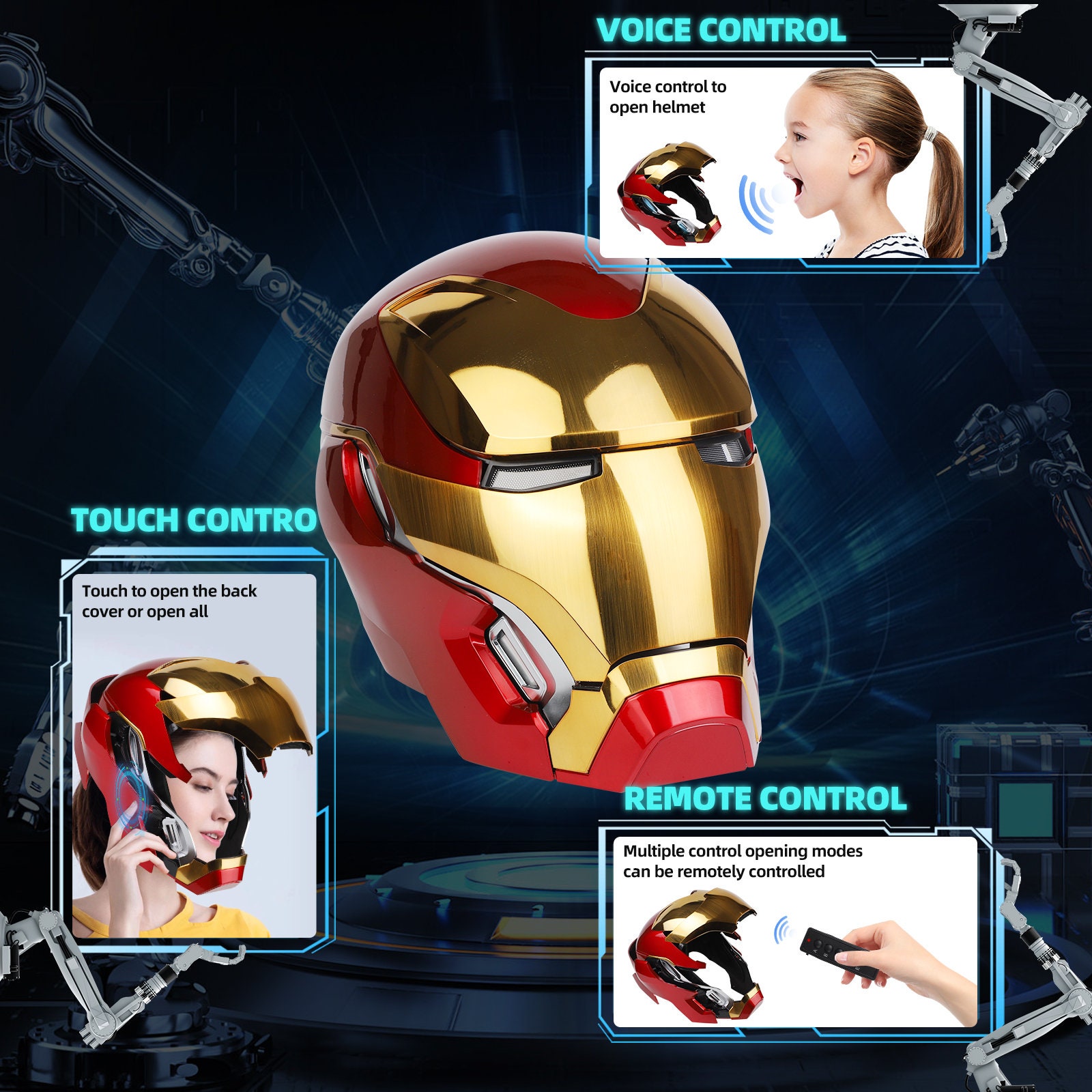 Iron Man MK50 Iron Man Voice Control Helmet - Tony Stark Helmet - Iron Man Helmet - Role Play Movie Prop Replica-prom Mask - Christmas Gift - Etsy Iron Man MK50 Iron Man Voice Control Helmet - Tony Stark Helmet - Iron Man Helmet - Role Play Movie Prop Replica-prom Mask - Christmas Gift - Etsy