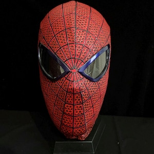 Customized Sam Raimi Spiderman Mask Cosplay Spiderman Mask Adult Mask Wearable movie prop copy, comic book exhibition, Toby Maguire