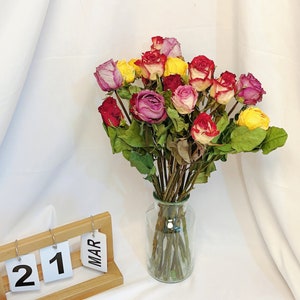 7 kinds of dried rose bundles, natural roses, dried roses, home decoration, wedding rose decoration