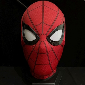 Customized Sam Raimi Spiderman Mask Cosplay Spiderman Mask Adult Mask Wearable movie prop copy, comic book exhibition, Toby Maguire