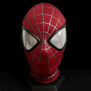 Customized Sam Raimi Spiderman Mask Cosplay Spiderman Mask Adult Mask Wearable movie prop copy, comic book exhibition, Toby Maguire