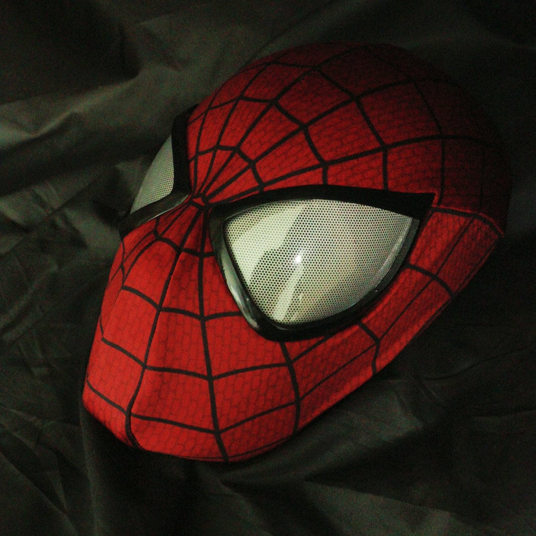 Custom Sam Raimi Spiderman Mask Cosplay Spiderman Mask Adult Mask Wearable Movie Prop Replica, Comic Book Exhibition, Tobey Maguire