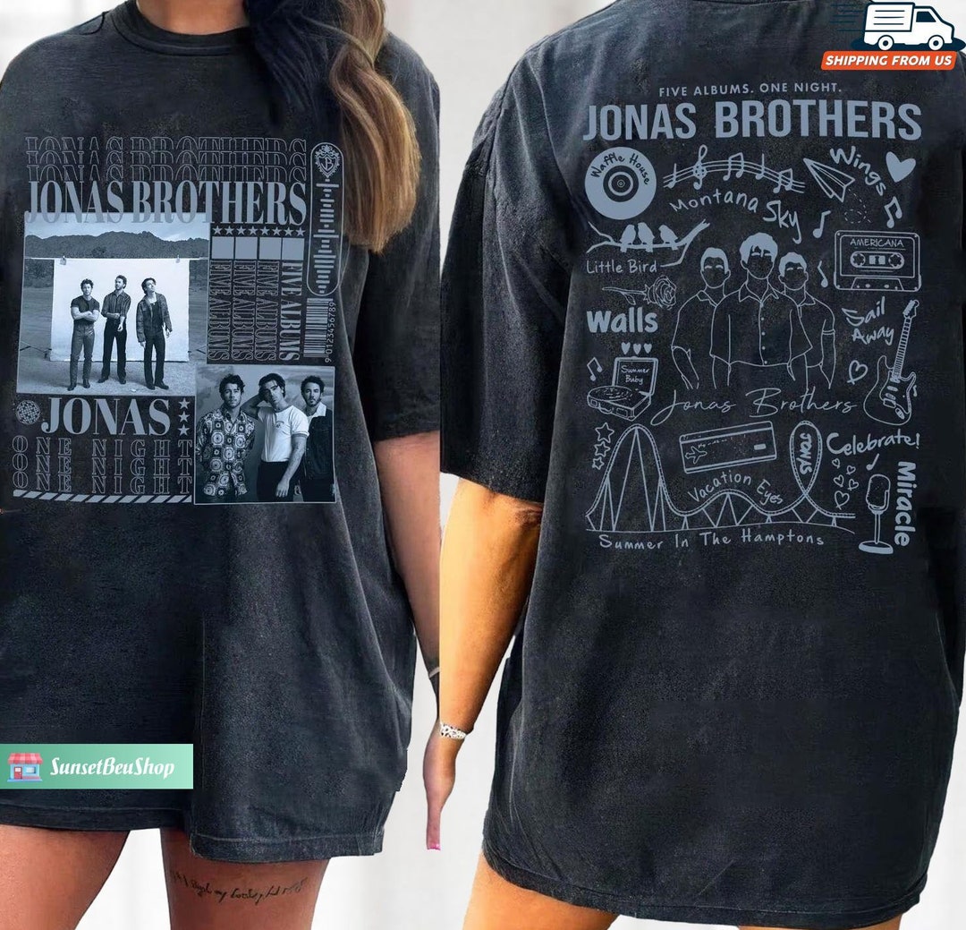 Jonas Brothers Shirt the Eras Tour Shirt Five Albums One Etsy