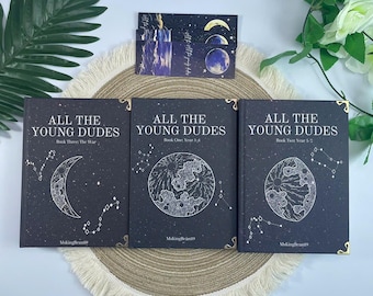 All The Young Dudes Book Set (Complete Collection) by MsKingBean89 - Beautifully Designed Hardcover Editions - Year 1-7 + The War