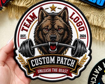 Custom Embroidered Patch | Team Logo Company Patch | Personalized Iron-on Badge