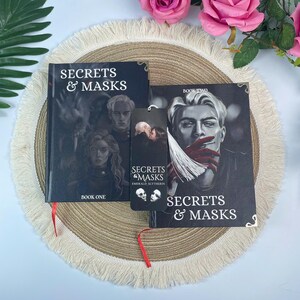Secrets et masques par Emerald_Slytherin | Roman d'amour sombre et fantastique | Relié de collection | Cadeau pour les amoureux des livres image 6