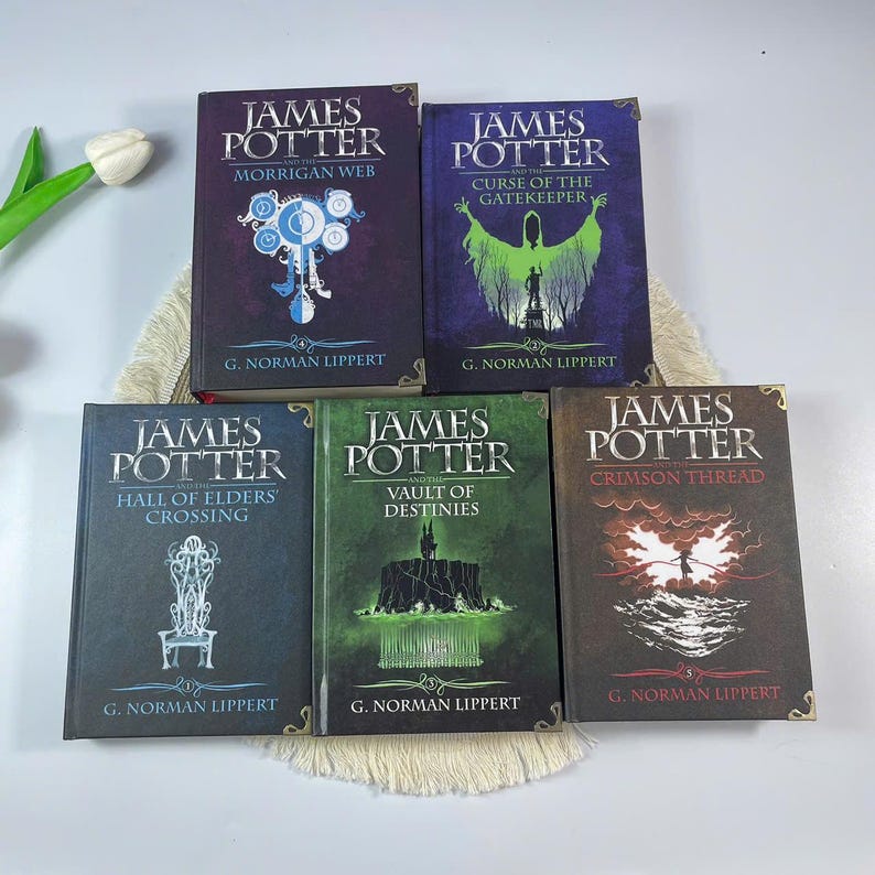 James Potter Hardcover Set (5 Books) | G. Norman Lippert Collector Bundle | Wizard Fantasy Series | Harry Potter Next Generation Magic Books image 9