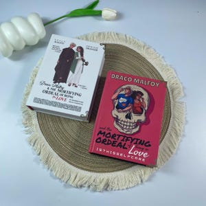 Draco Malfoy and the Mortifying Ordeal of Being in Love Rebound Hardcover Book with Bookmark – Dramione Book Club, Gift for Book Lovers