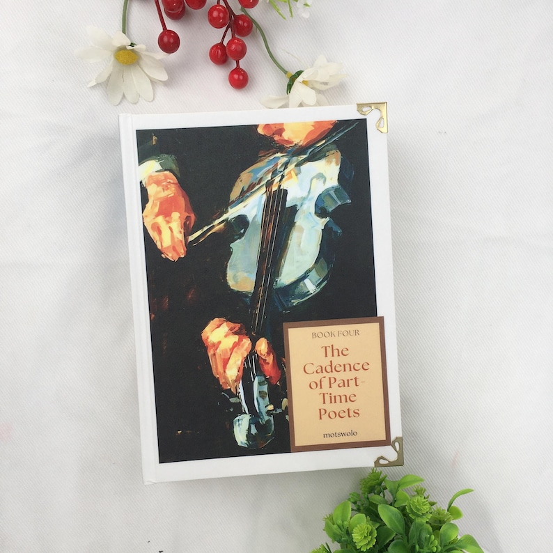 The Cadence of Part-Time Poets Book Set 4 Volumes | Literary Fiction Hardcover | Vintage Art Style Bookshelf Decor Gift Vol 4