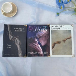Damaged Goods Hardcover Book by Slytherin After Dark | Dark Romance Novel | Aesthetic Collector Edition | Book Lover Gift