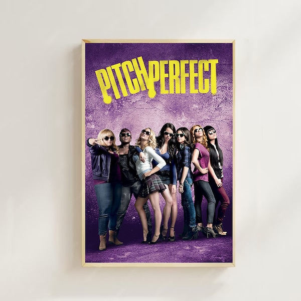 Pitch Perfect (2012)- Movie  Poster (Regular Style) Art Prints,Home Decor, Art Poster for Gift，Canvas Poster