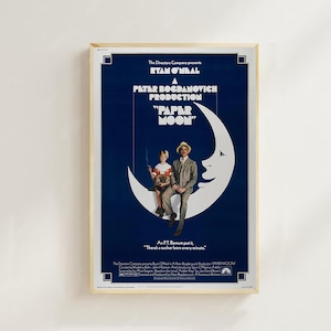 Paper Moon (1973)- Stampa artistica su seta di poster di film (stile normale), decorazioni per la casa, poster d'arte per regalo