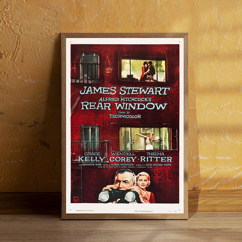 Rear Window (1954)--movie Poster(regular Style) Art Prints,home Decor ...