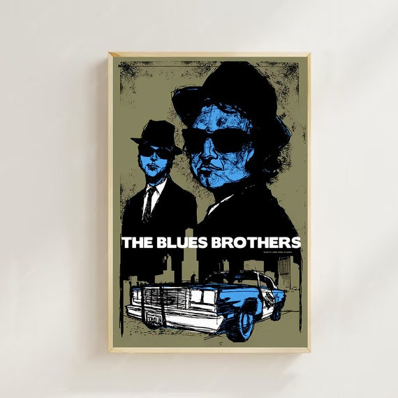 ブルース・ブラザーズ映画ポスター：1980年代のクラシック映画アート