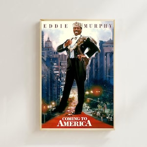 Coming to America Movie Poster: Vintage Film Art Print
