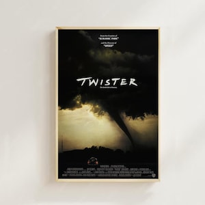 Twister--Movie  Poster(Regular Style) Art Prints,Home Decor,Vintage Movie Poster,Canvas Poster