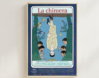 La Chimera Movie Poster: Vintage Film Art Canvas Print,Room Decor,Wall Art,Poster Gift