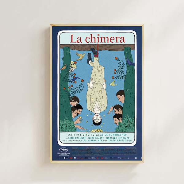 La Quimera--Cartel de película (estilo regular) Impresión de arte, decoración del hogar, cartel de arte para regalo, arte de película vintage, cartel de lienzo