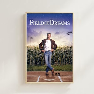 Field of Dreams (1989)--Movie  Poster(Regular Style) Art Prints,Home Decor,Vintage Movie Poster,Canvas Poster