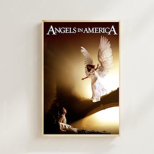 Anjos na América - Pôster do filme (estilo regular), impressões de arte, decoração de casa, pôster de arte para presente, pôster em tela