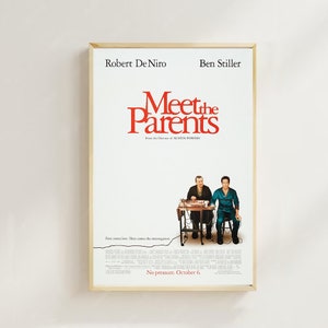 Meet the Parents (2000) - Impressão de pôster de filme, decoração para casa, pôster de arte para presente, arte de filme vintage, pôster de tela
