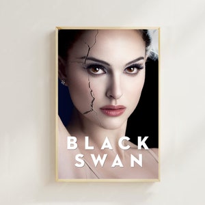 Cisne Negro (2010)-- Cartaz de Filme (Estilo Regular) Impressões Artísticas, Decoração para Casa, Cartaz de Filme Vintage, Cartaz de Arte para Presente, Cartaz em Tela