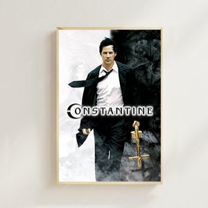 Constantine (2005)--Movie  Poster(Regular Style) Art Prints,Home Decor,Vintage Movie Poster,Canvas Poster