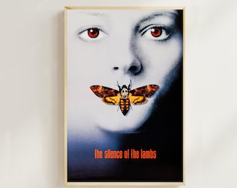 羊たちの沈黙 映画ポスター 高品質プリント 写真 壁アート キャンバス