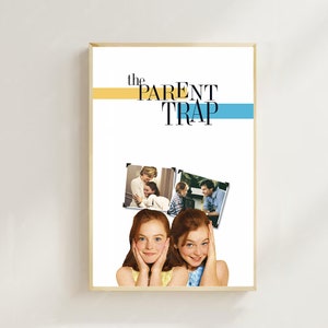 The Parent Trap -- Cartaz de filme (estilo regular) Impressões de arte, decoração para casa, cartaz de filme vintage, cartaz de arte para presente, cartaz de tela