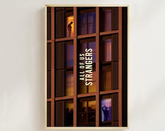 All of Us Strangers Movie Poster: Vintage Style Canvas Art Print,Room decor,Wall Art,Poster Gift