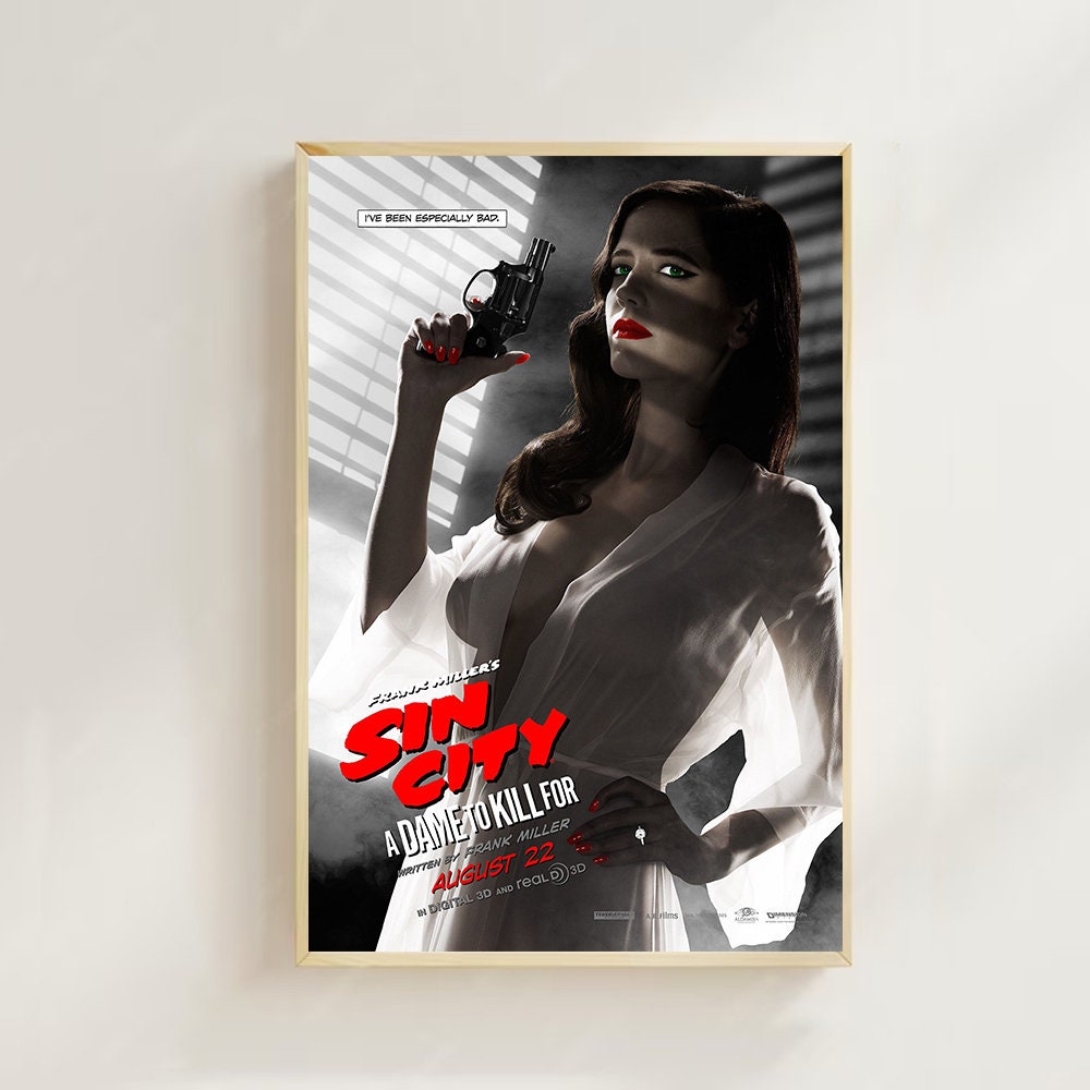 シン・シティ 殺しの女神 - 映画ポスター (レギュラースタイル