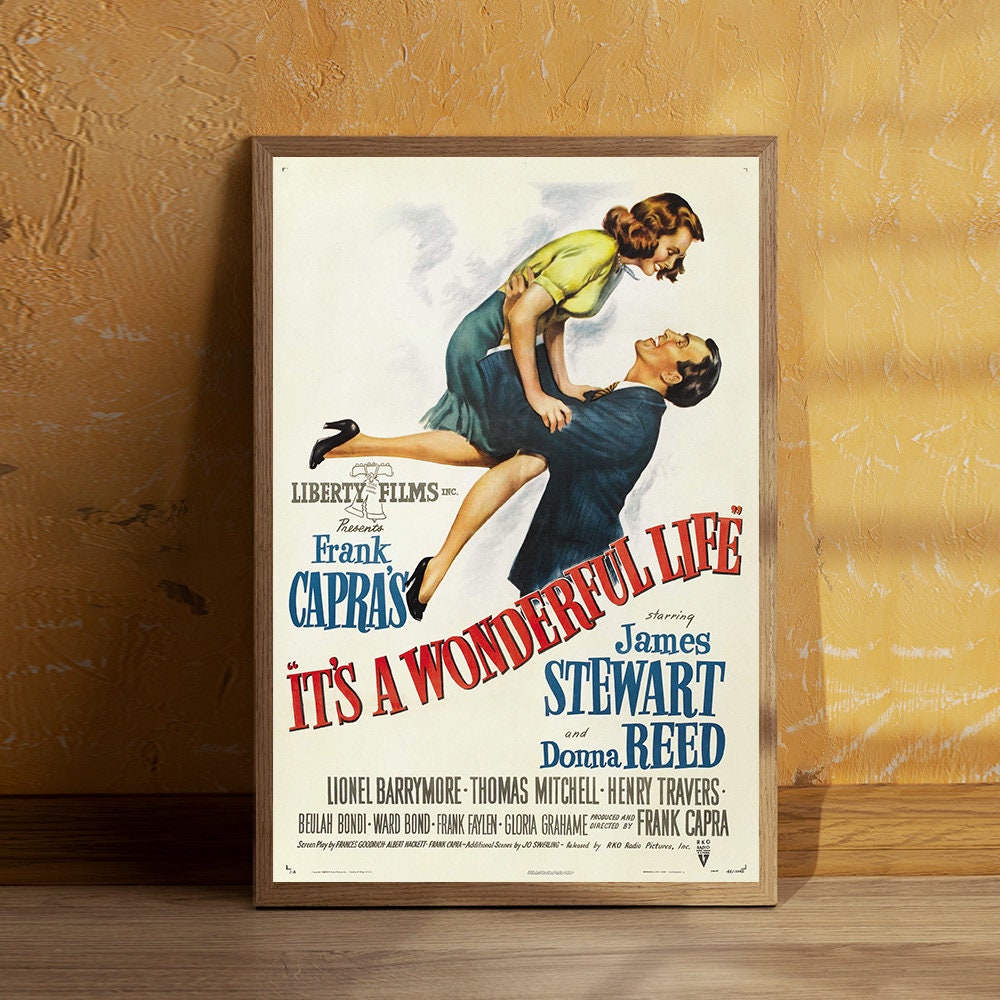 It's a Wonderful Life Movie Poster regular Style Art Prints,home Decor ...